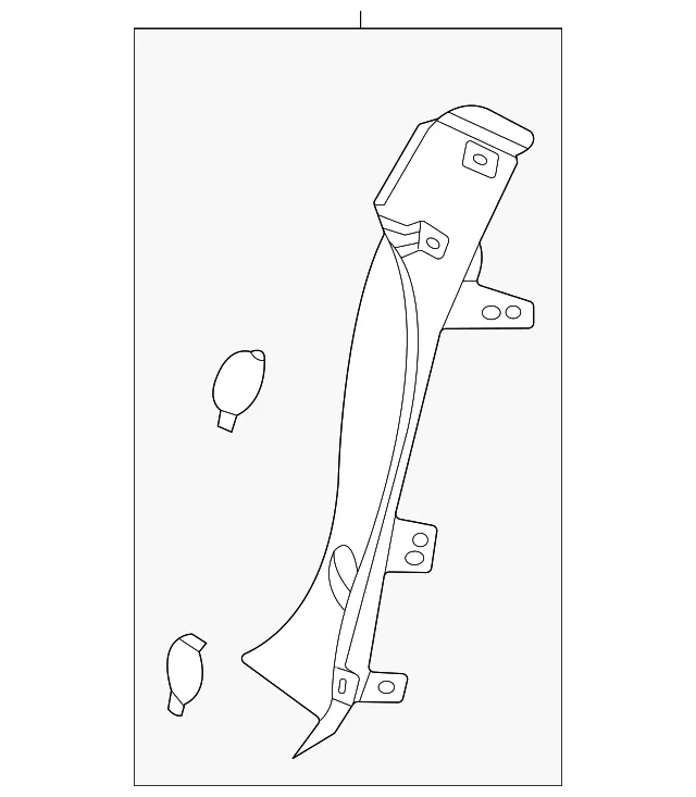 Filler Trim - Kia (866Y7-CV000)