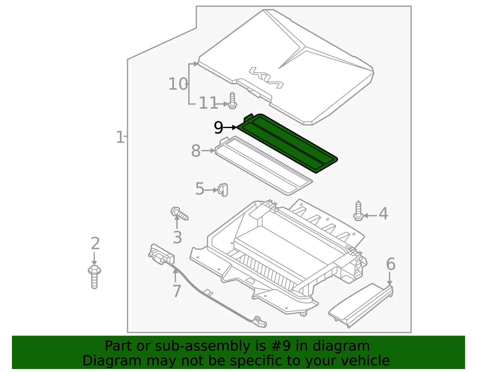Trunk Mat - Kia (86782-AO000) - view 2