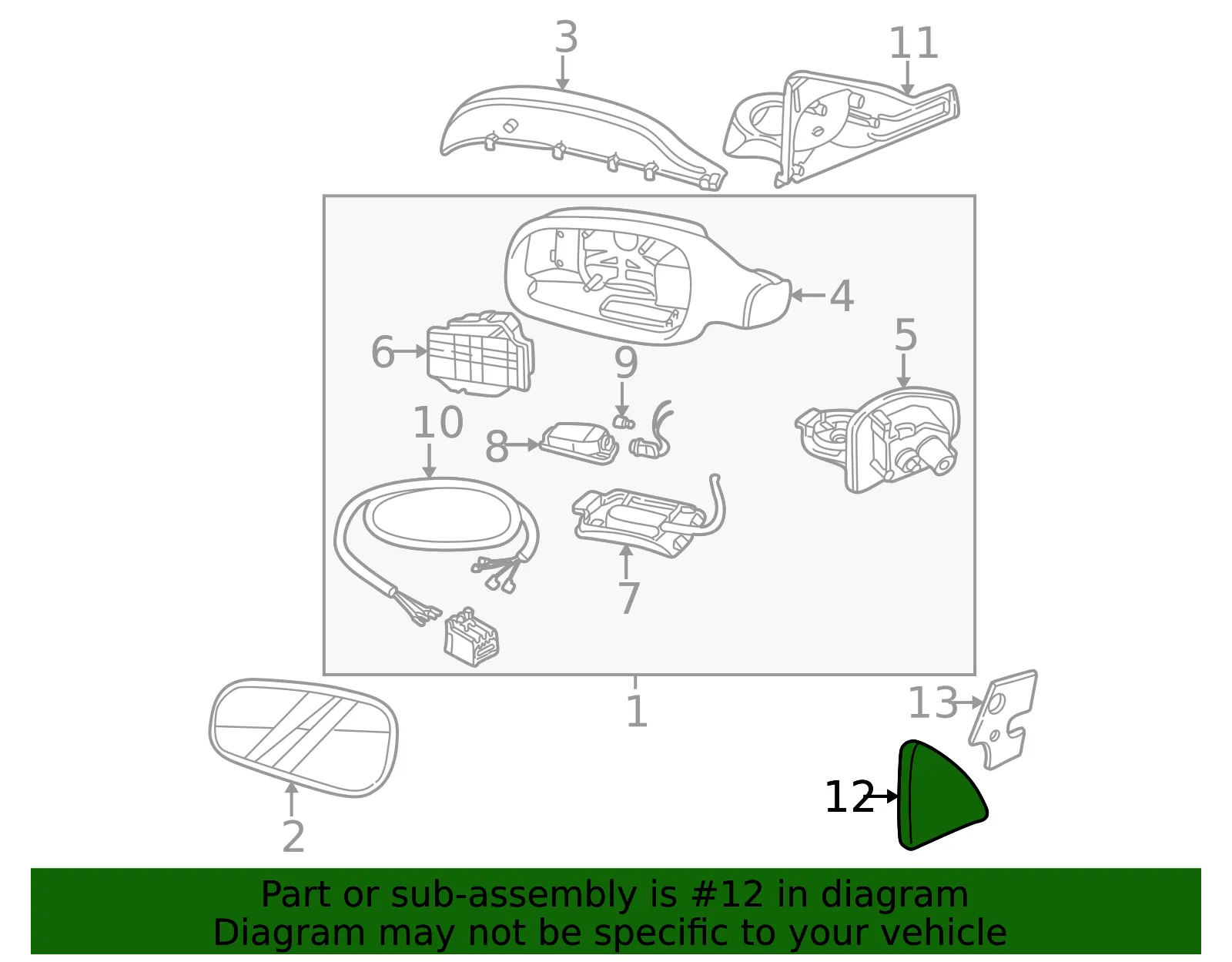 Inner Trim - Passenger Side (RH) - Volvo (8679531) - view 3