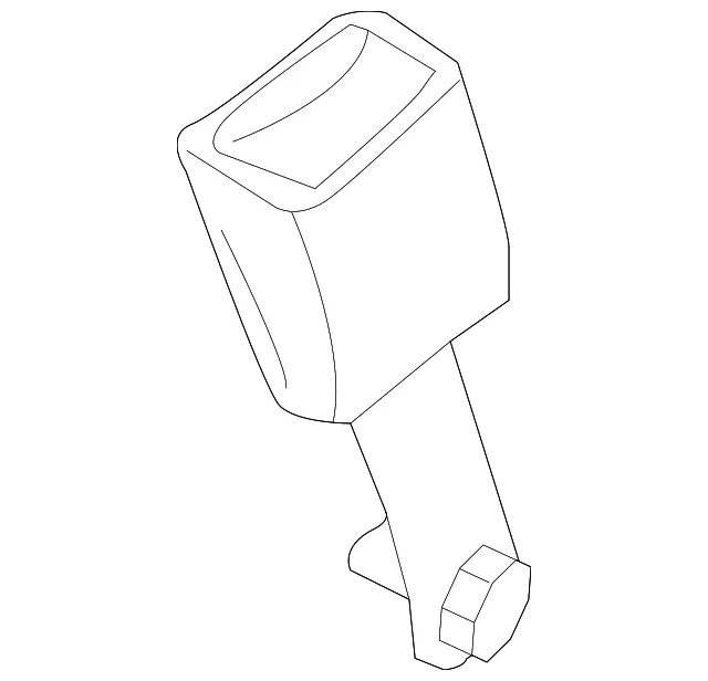 Seat Belt Receptacle - Nissan (86842-1EA0A)