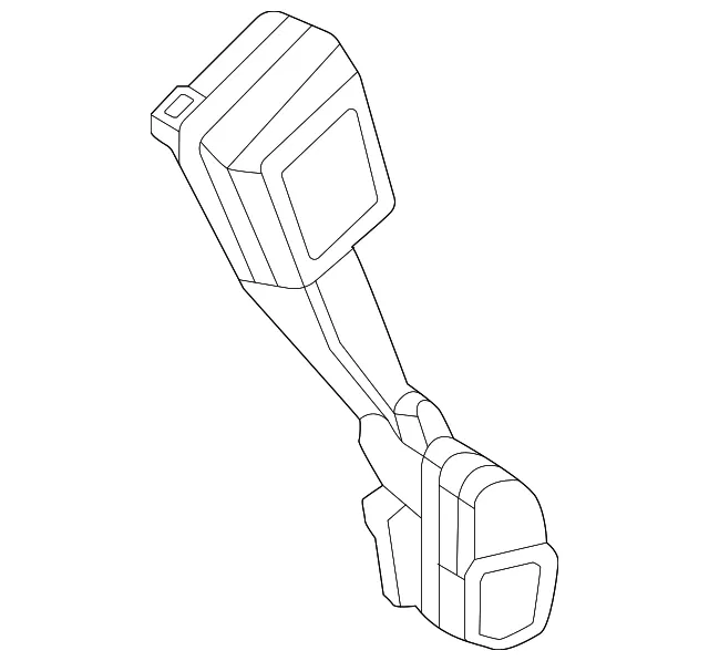 Seat Belt Receptacle - Nissan (86842-5MR0B)