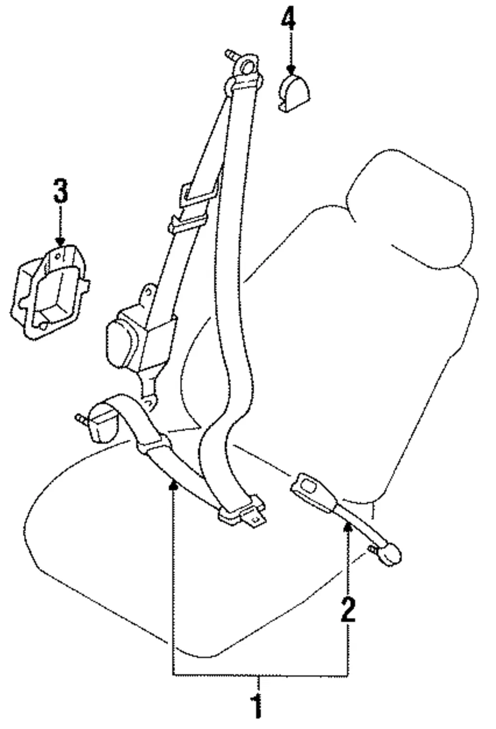 Buckle - Nissan (86842-61A00)