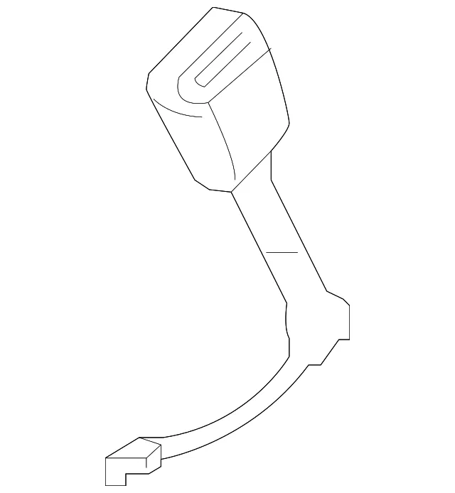 Seat Belt Receptacle - Nissan (86842-6CA7D)