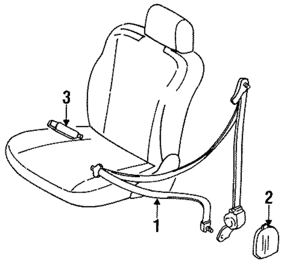 Buckle - Nissan (86842-70Y13)