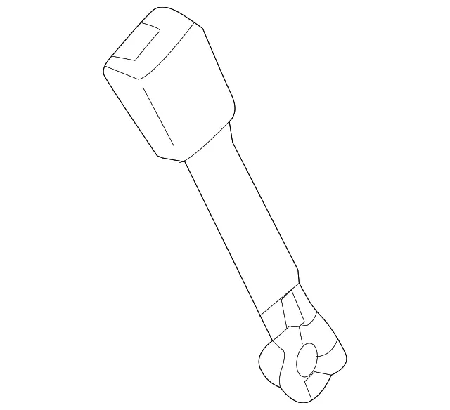Seat Belt Receptacle - Nissan (86842-9DJ9A)