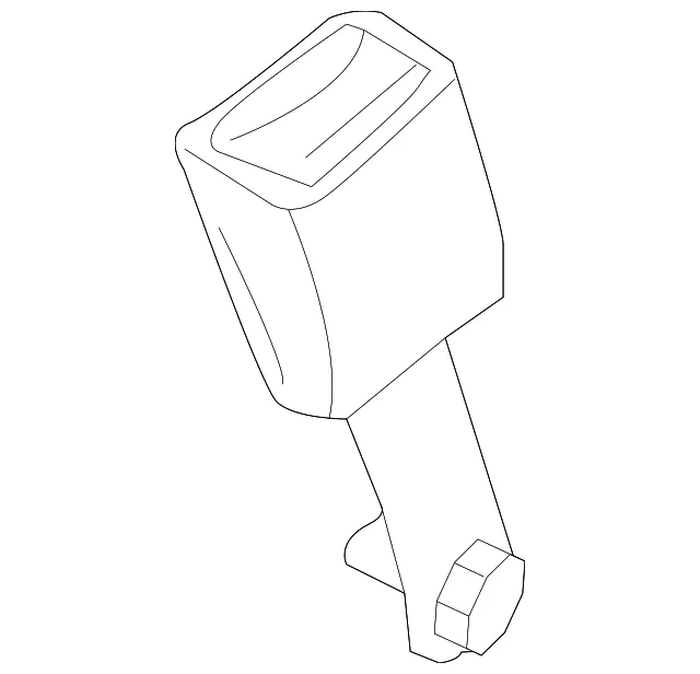 Seat Belt Receptacle - Nissan (86842-CD000)