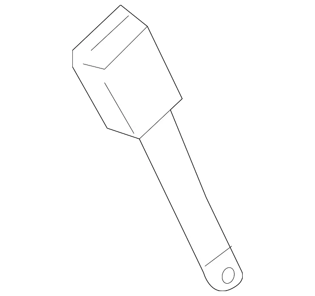 Seat Belt Receptacle - Nissan (86842-JM05A) - view 2