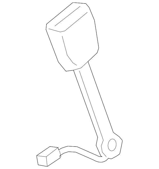 Seat Belt Receptacle - Nissan (86843-9UH9A)