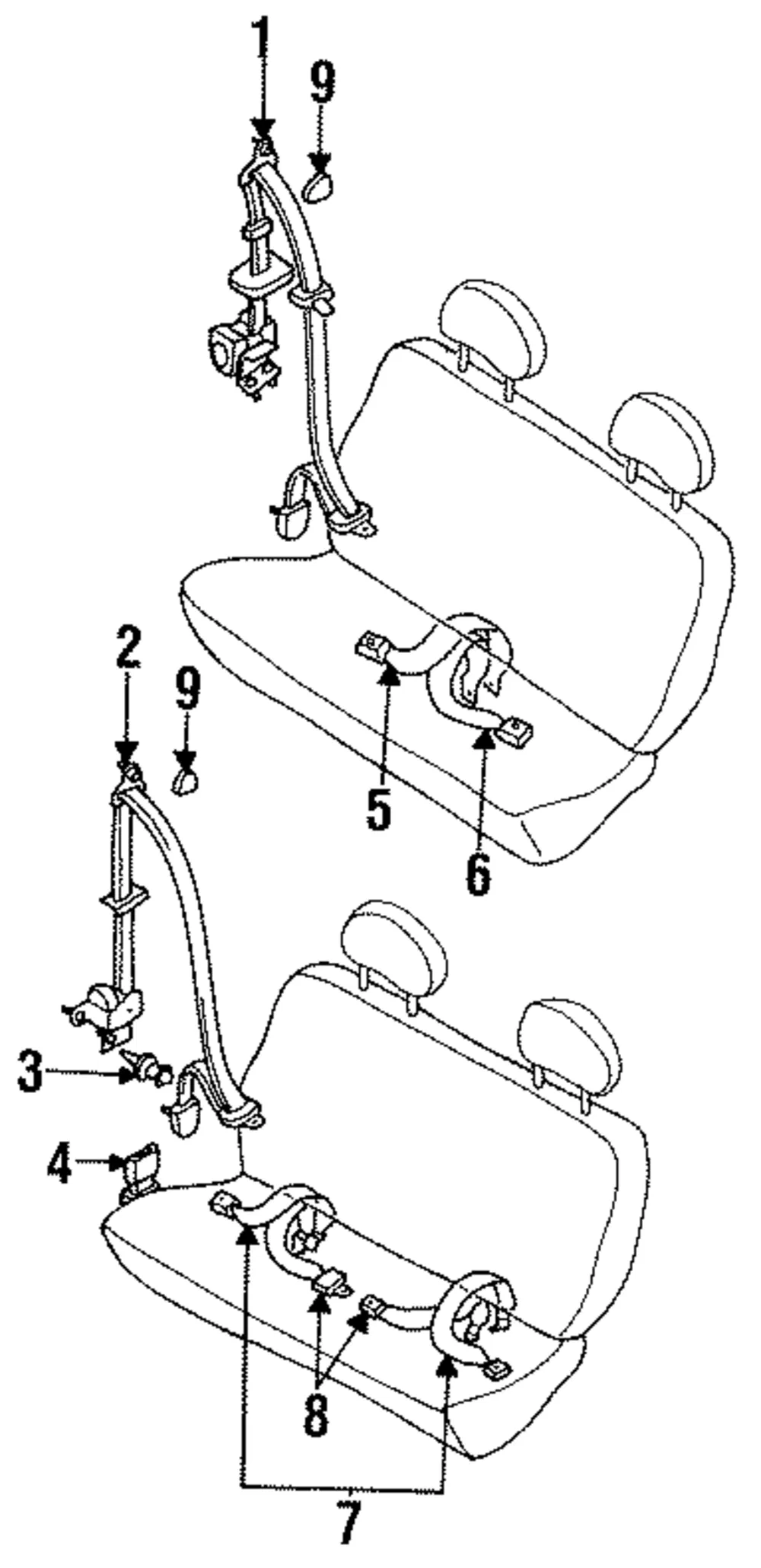 Buckle - Nissan (86892-0B025)