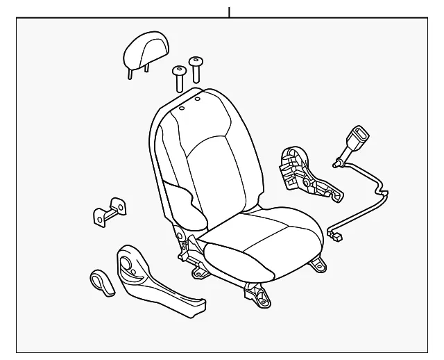 Seat Assembly - Nissan (87000-9MB0A)