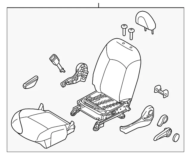 Seat Assembly - Nissan (87050-9MB0A)