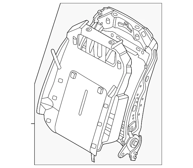 Seat Back Frame - Nissan (87104-7BA1A)
