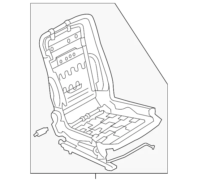 Seat Frame - Nissan (87105-4DP6A)