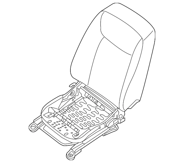 Seat Assembly - Nissan (87105-5SA2E)