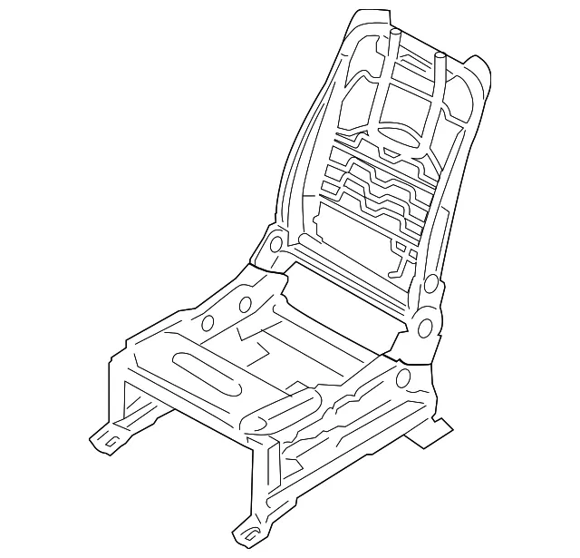 Seat Frame - Nissan (87151-6JR8B)