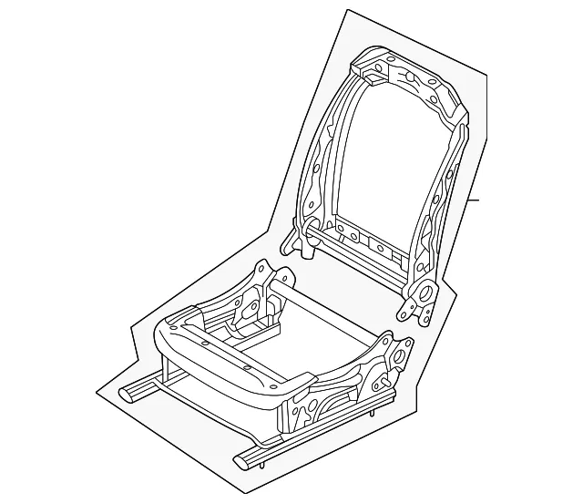 Seat Back Frame - Nissan (87151-7JA0A)