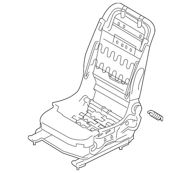 Seat Frame - Nissan (87155-1KA6A)