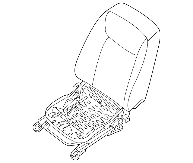 Seat Assembly - Nissan (87155-5SA6E)