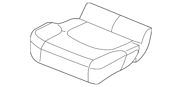 Seat Cushion Foam - Nissan (87300-9BL4E)