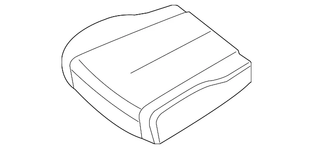 Seat Cushion Foam - Nissan (87300-ZX65G)