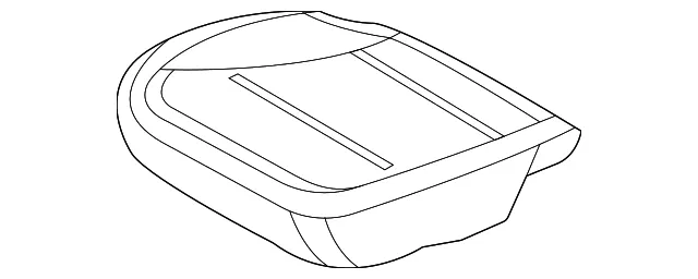 Front Seat Cushion Pad Assembly, Right - Nissan (87311-5EE0A)
