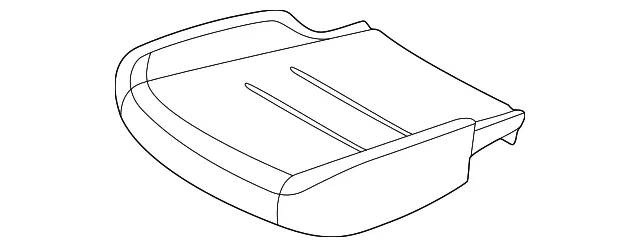 Front Seat Cushion Pad Assembly, Right - Nissan (87311-6LB0A)