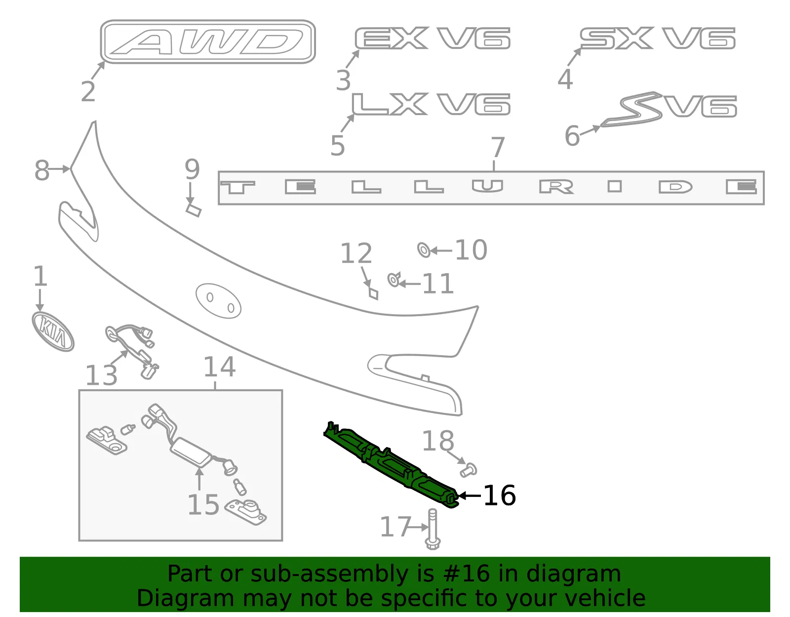 Lower Trim - Kia (87312-S9000) - view 3