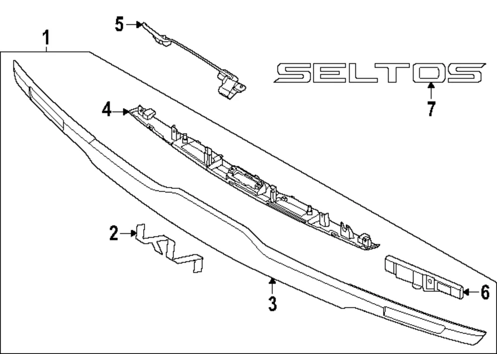 Trim Assembly - Kia (87328-Q5130-DS)
