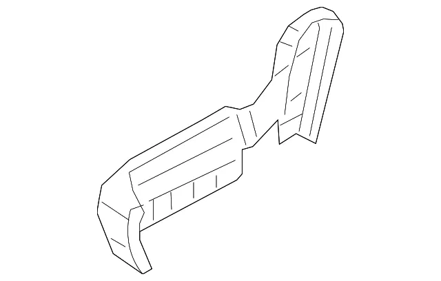 Front Seat Cushion Finisher Assembly, Outer Left - Nissan (87330-3LM0A)