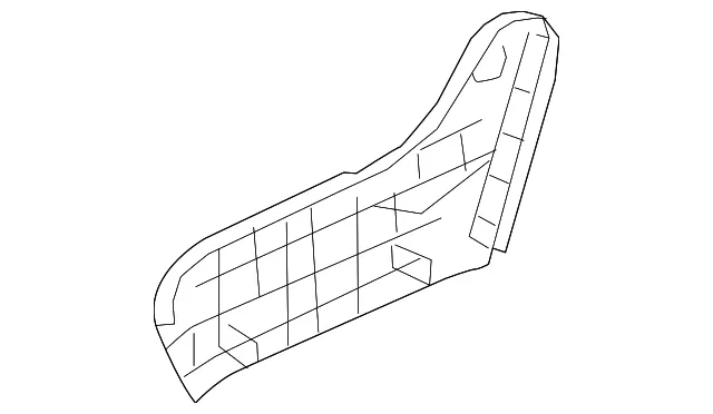 Seat Frame Trim Panel - Nissan (87330-4BC4A) - view 2