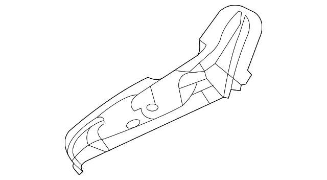 Front Seat Cushion Finisher, Outer Right - Nissan (87330-5EE0A)