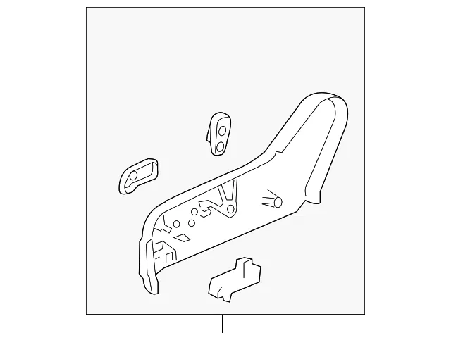 Seat Trim Panel - Nissan (87330-6CC2A)
