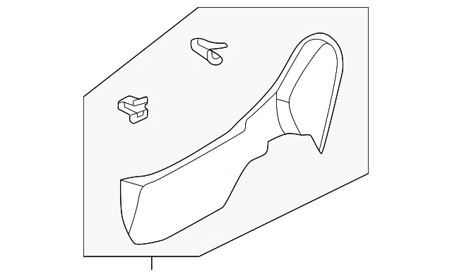 Seat Trim Panel - Nissan (87331-5MP0A)