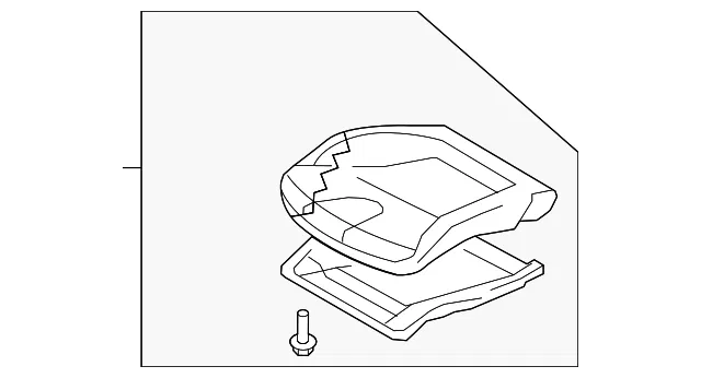Cushion Assembly - Driver's Side (LH) - Nissan (87350-39B2C)