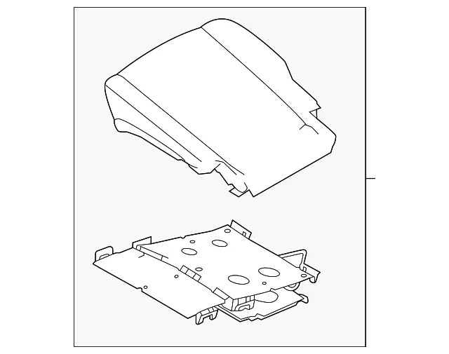 Seat Cushion Foam - Nissan (87350-9PN5B)