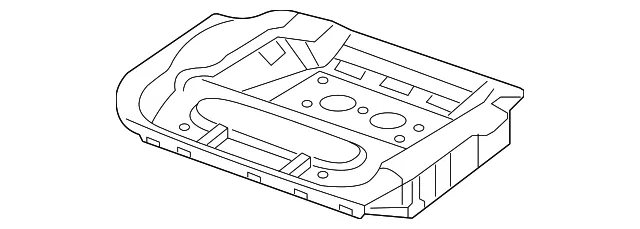 Seat Frame - Nissan (87351-EA000)