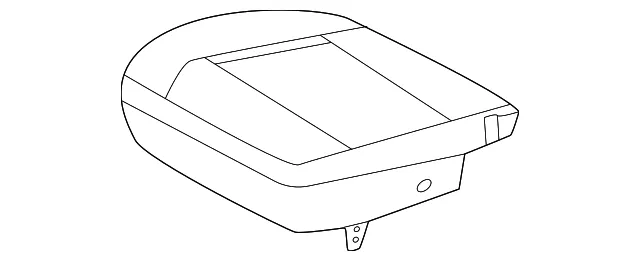 Front Seat Cushion Pad Assembly, Left - Nissan (87361-5EE0A)