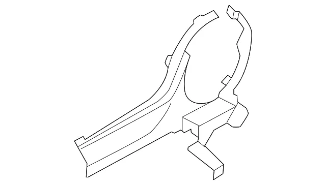Seat Back Recliner Adjustment Mechanism Cover - Nissan (87375-4JC0A)