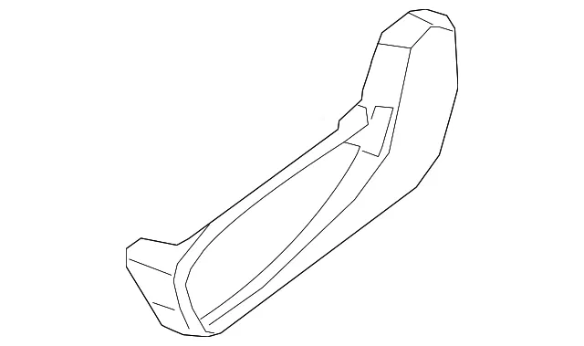Front Seat Cushion Finisher Assembly, Outer Left - Nissan (87380-3LM0A)