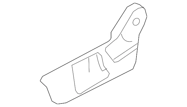 Seat Frame Trim Panel - Nissan (87380-4BA3A) - view 2
