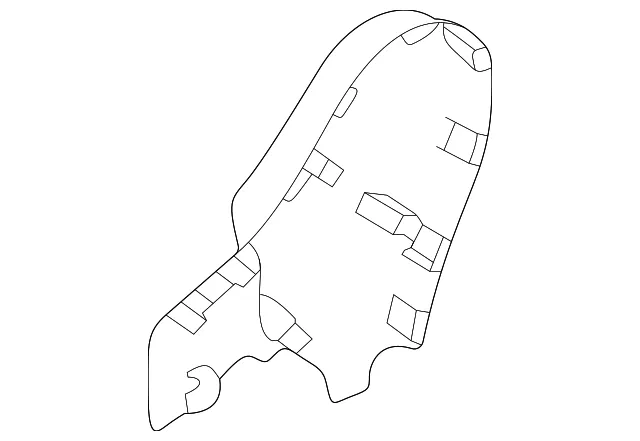Front Seat Cushion Finisher, Inner Left - Nissan (87381-6LB0A)