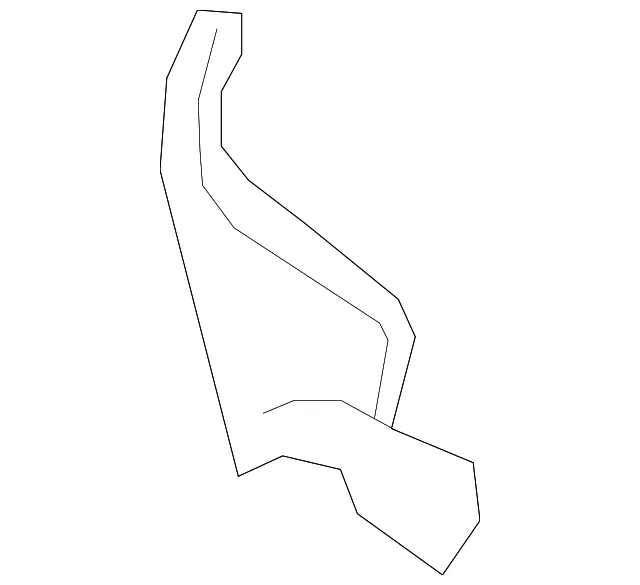 Front Seat Cushion Finisher Assembly, Left - Nissan (87389-5RB0A)