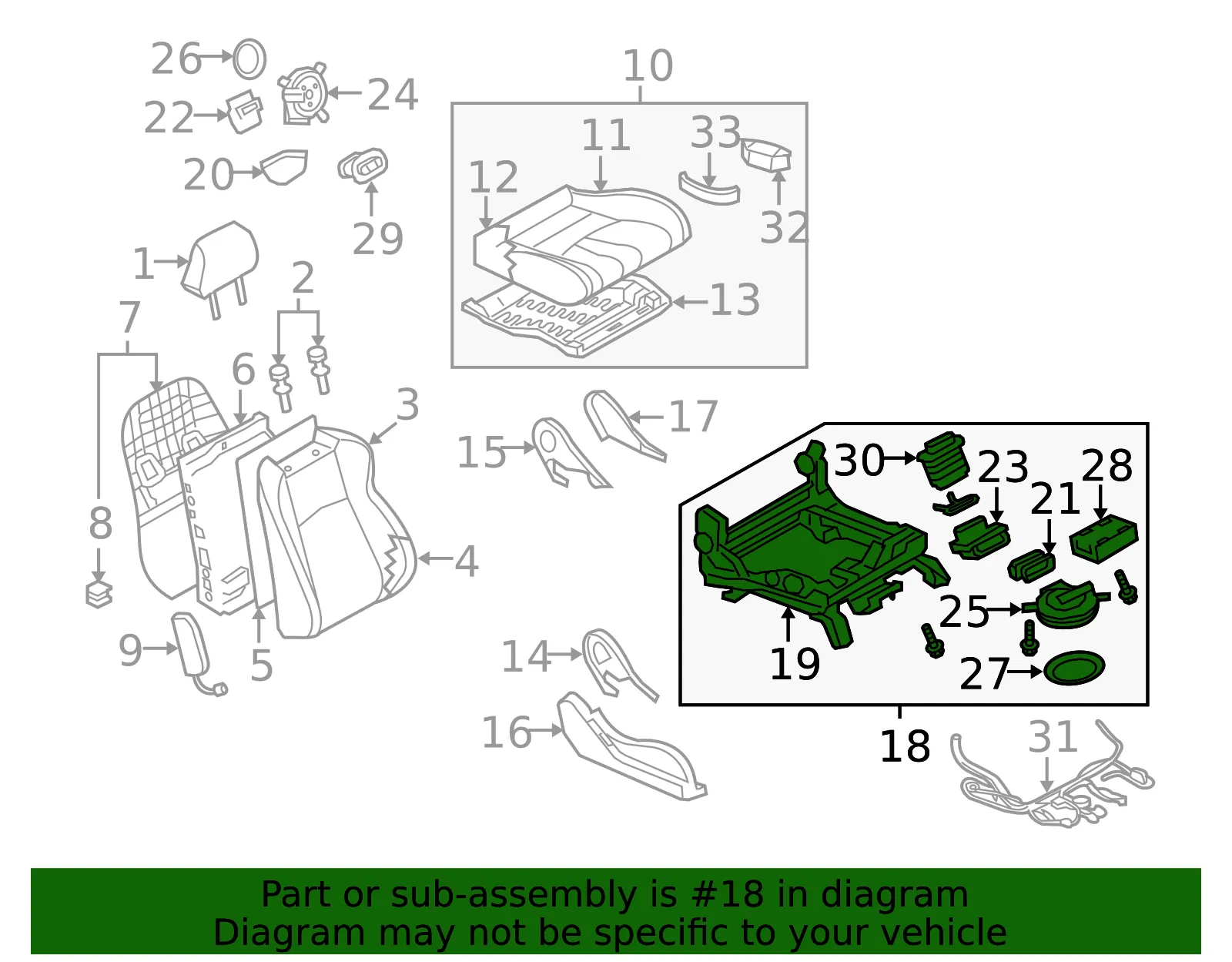 Track Assembly - Nissan (87400-1EJ0A) - view 2