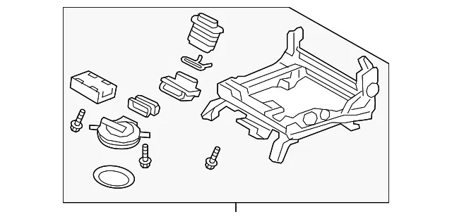 Seat Track - Nissan (87450-1EG2A)