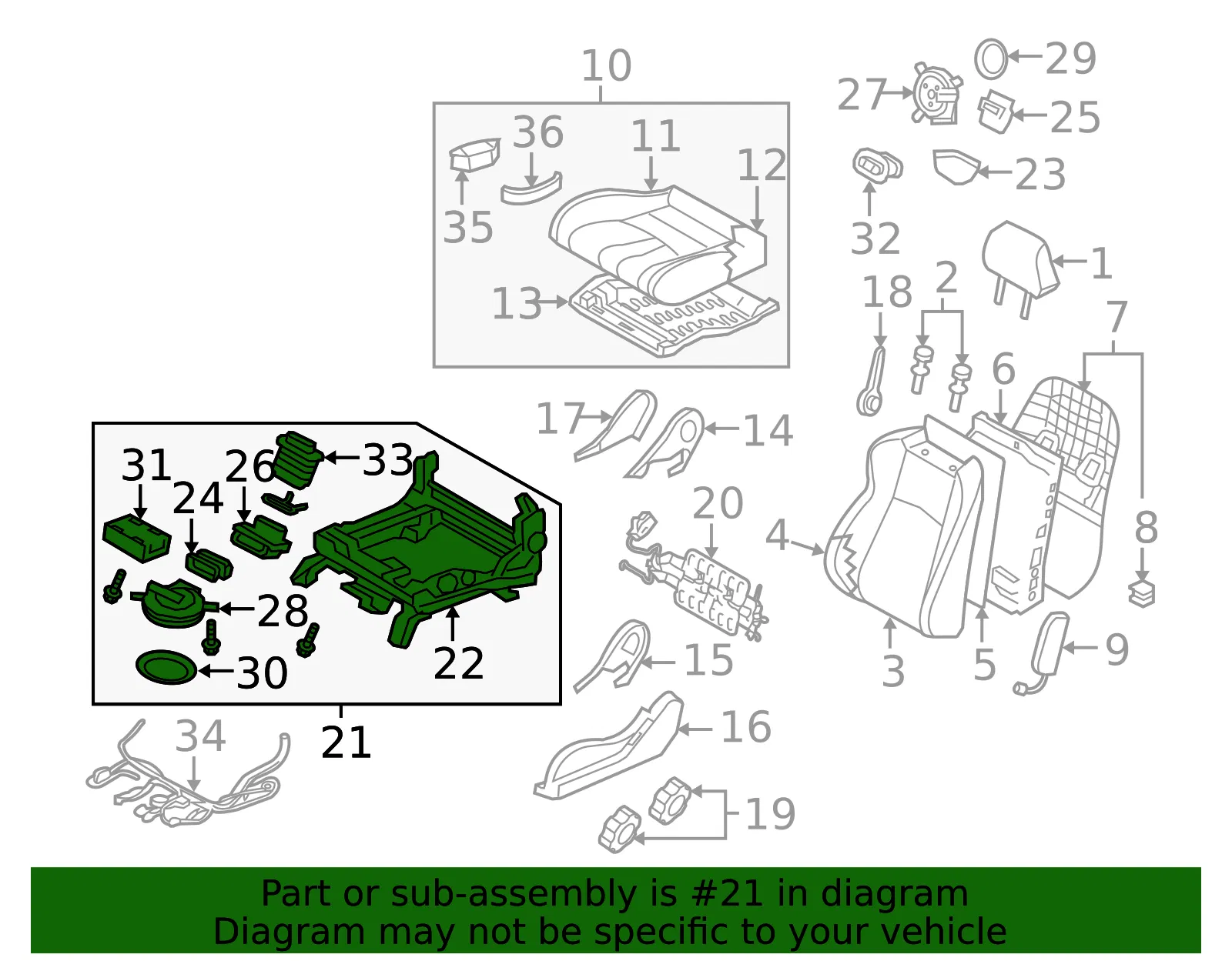 Track Assembly - Nissan (87450-1EJ2A) - view 2