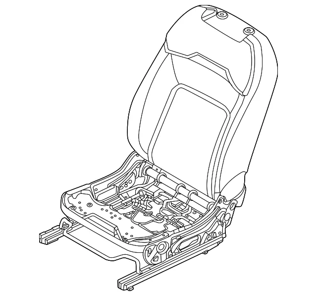 Seat Back Assembly - Nissan (87600-7LG0A)