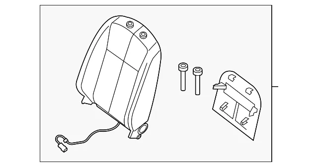 Seat Back Assembly - Nissan (87600-ZN52D)