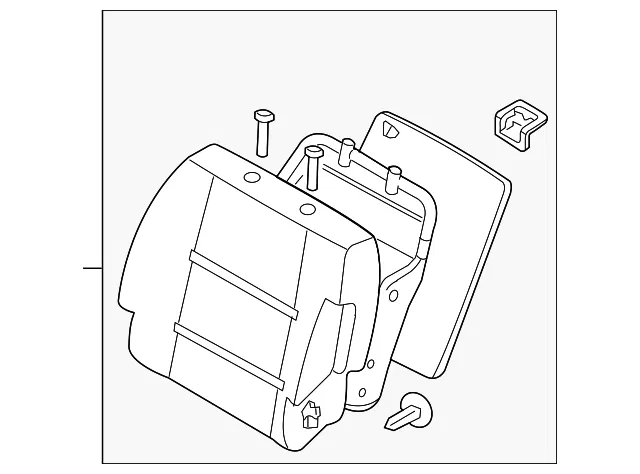 Seat Back Assembly - Nissan (87600-ZR53A)