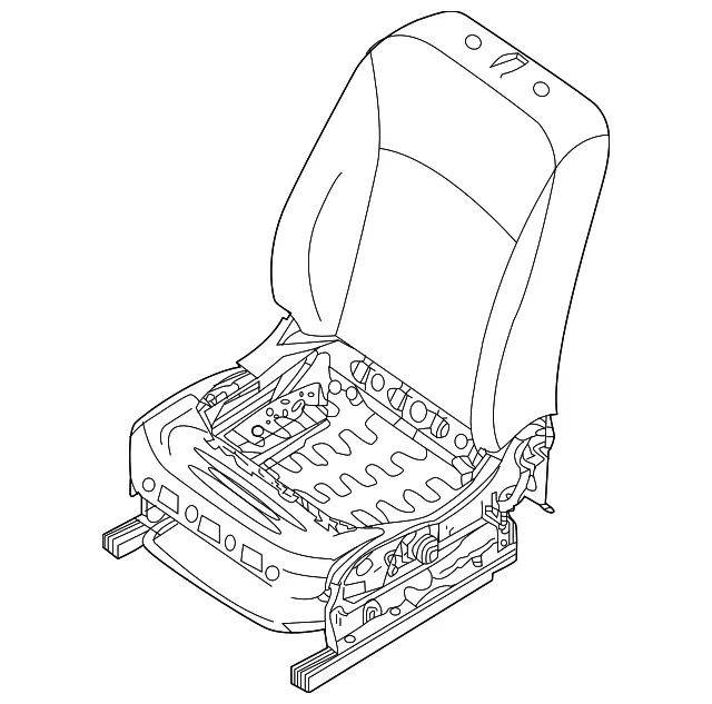 Seat Back Assembly - Nissan (87601-9AE9E)