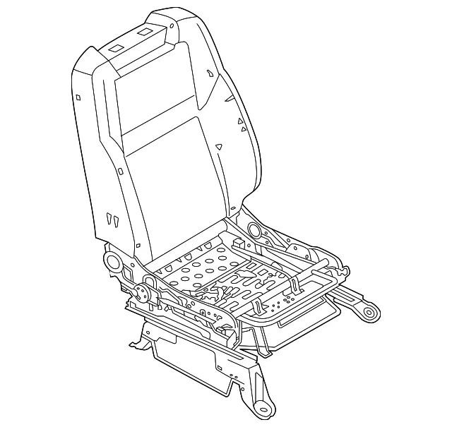 Seat Back Assembly - Nissan (87601-9BY5D)